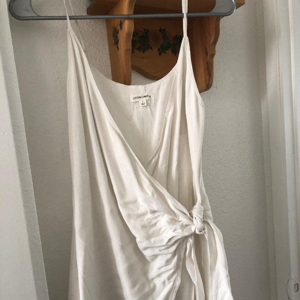 White Linen Tank